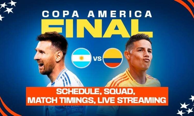 Copa America 2024 final How to watch Argentina VS Colombia Matches Live Streaming