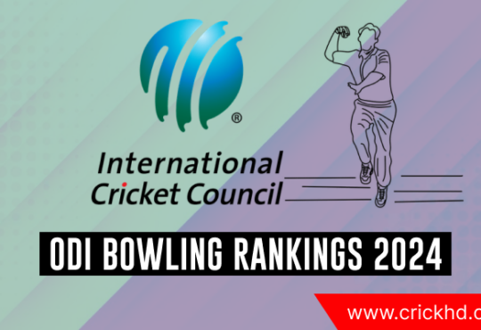 ICC Player Ranking - ODI Bowling Rankings 2024